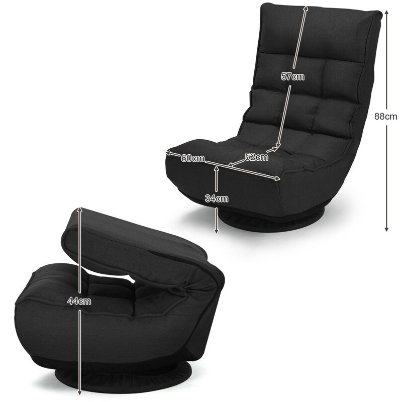 Aaeden Upholstered Swivel Lounge Chair
