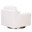 Fauteuil pivotant en cuir fleur Dianet-1392211136