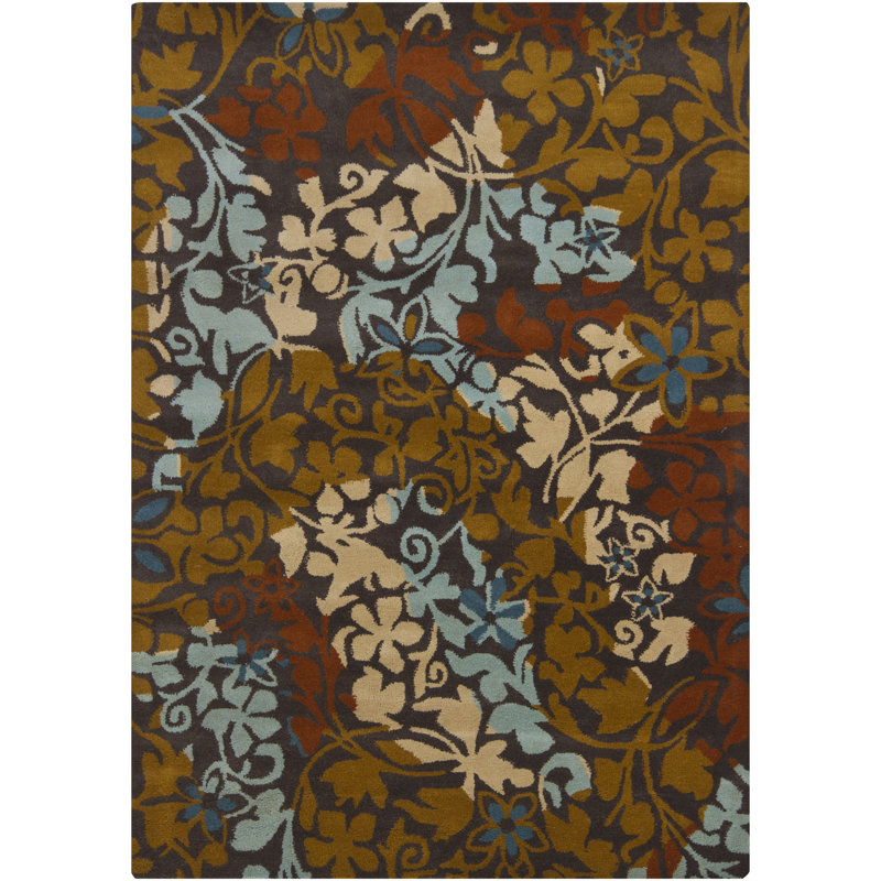 Tapis gris anthracite Abbeville, 5 pi x 7 pi