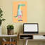 Playful Croc In Outfit Modern Alligator Crocodile Wall Art Print by Mathieu - Wrapped Canvas Print-1830095470