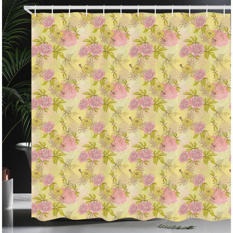 Dakota Fields Garden Shower Curtain Tender Spring, 75"H x 69"W