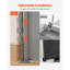 Retractable Baby Gate 34 in Tall Extend to 110 in Wide for Kids or Pets Grey-1121917204