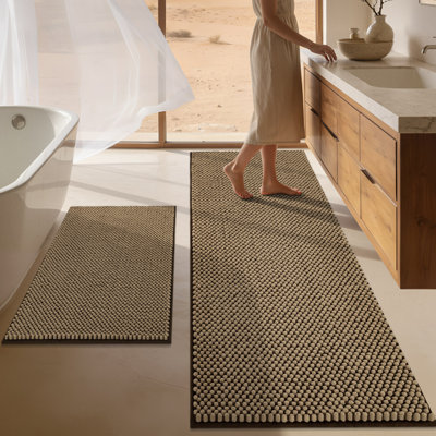 Thick Soft Absorbent Non Slip Boho Bath Mats
