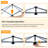 Camdyn 8 Ft. W x 8 Ft. D Iron Pop-Up Canopy with Side Panel-1664562431