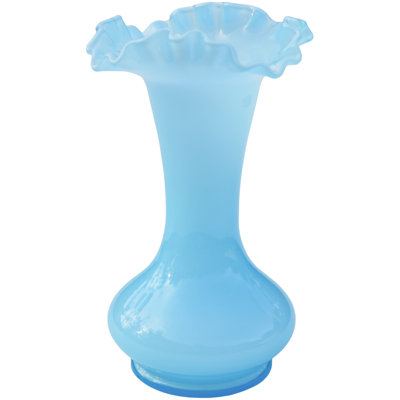 Vase en verre Art Mid-Century Mid-Century fabriqué à la main Americana