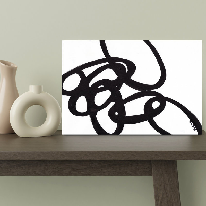 Art contemporain contemporain abstrait, H 12 po x l 18 po