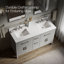 Kresla 60 In. Bathroom Vanity Cabinet With Sinks And Quartz Top-707922873-684771023-684771021