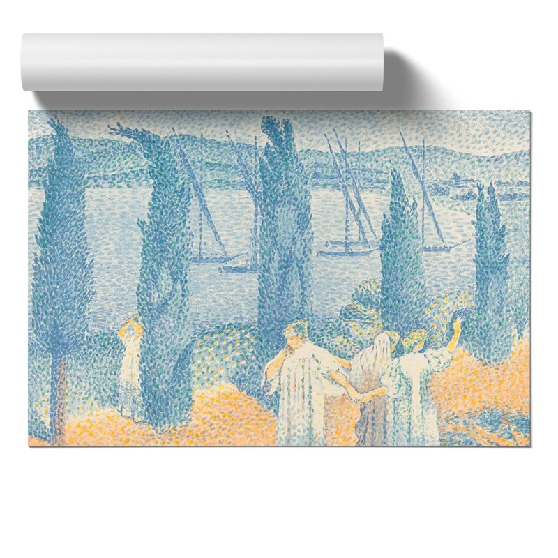 The Promenade by Henri-Edmond Cross - No Frame Painting, 30cm H x 42cm W x 0.1cm D