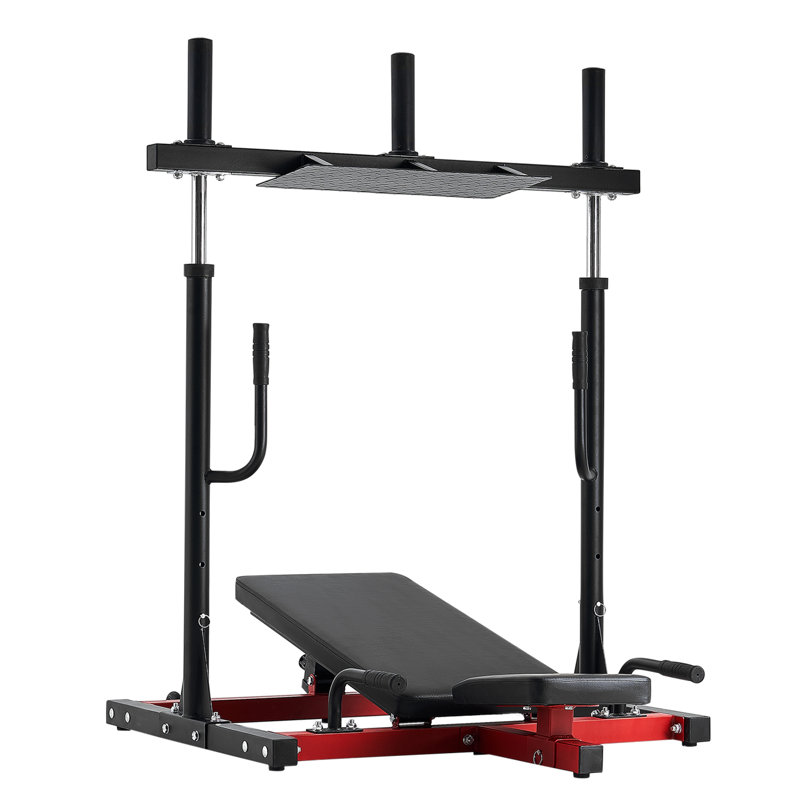 Presse verticale pour les jambes, appareil de gymnastique à domicile spécial pour le bas du corps, équipement d'entraînement pour la presse des jambes en acier au carbone, entraînement réglable de la force des jambes pour les presses à haute intensité, capacité de 550 lb