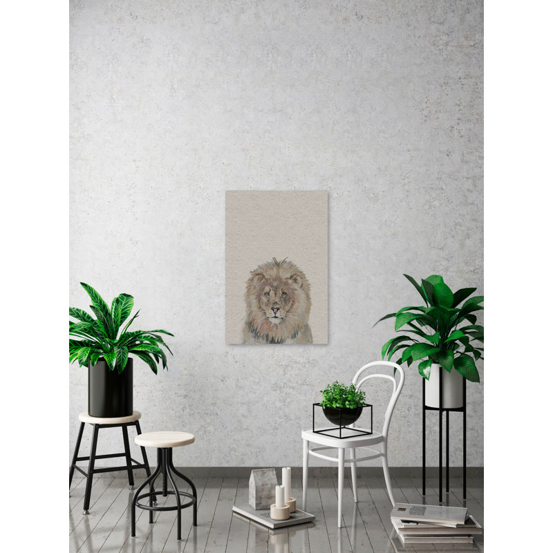 King Of The Jungle by Marmont Hill - Wrapped Canvas Painting, 30cm H x 20cm W