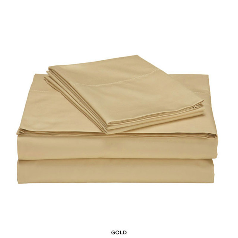 Microfiber Sheet Set, Gold