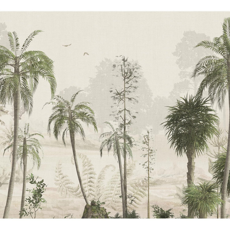 Tropical Leaf Peel & Stick Floral Border, 108" L x 120" W