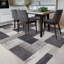Rectangle 120 cm x 160 cm Geometric Area Rug