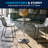 23.5'' Round Adjustable Height Table (Adjustable Range 33.5'' - 41'')