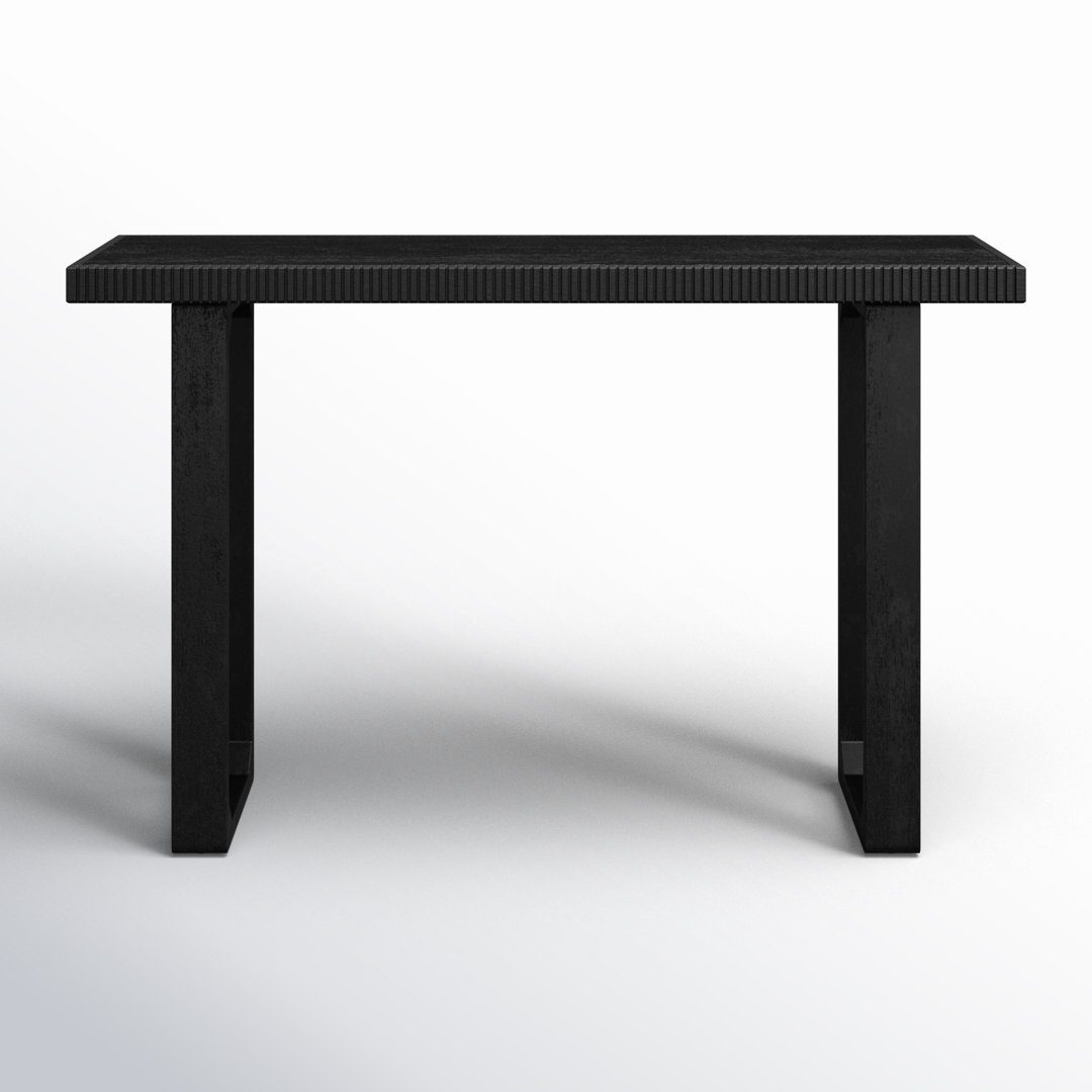 Urbana Solid Wood Console Table AllModern Table Top 