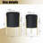 Kasandra 2-Piece Handmade Metal Pot Planter with Gold Stand Set-270949588