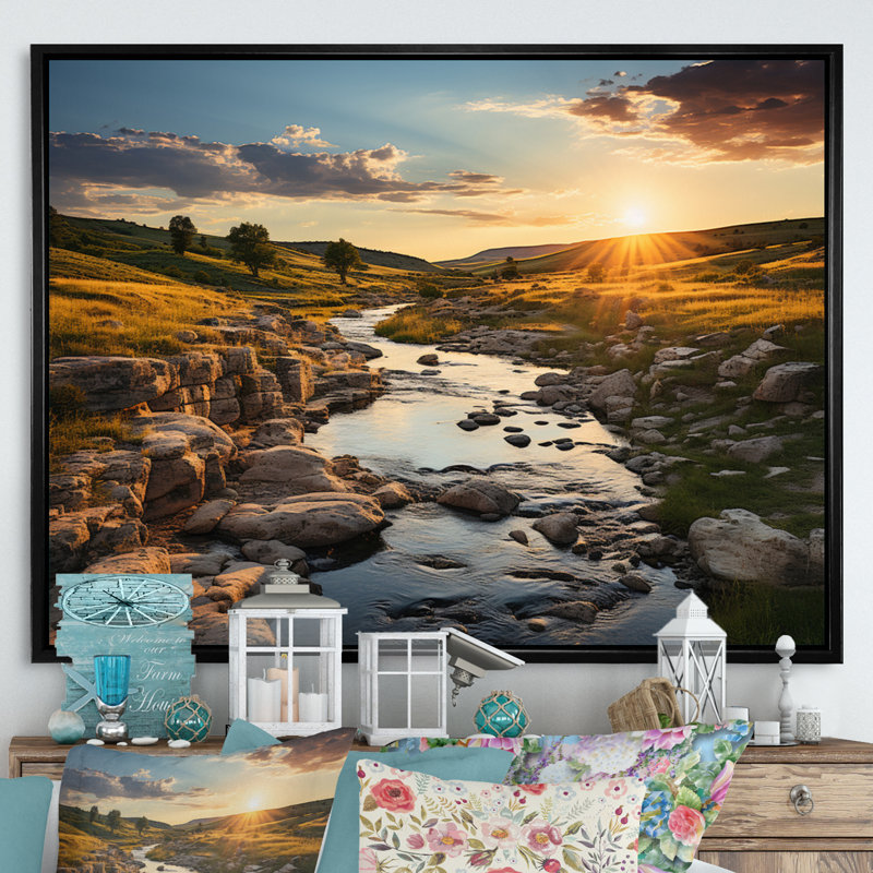 Wyoming Thunder Basin National Grassland II, reproduction d'art sur toile, Noir, H 12 po x l 20 po x P 1 po