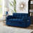 4 In1 Loveseat Sofa Bed With Armrests & Storage Pockets, Multi-Function Tufted Pull-Out Sofa Bed With Adjustable Backrest And Pillows, Convertible Loveseat Sofa Couch-771984872