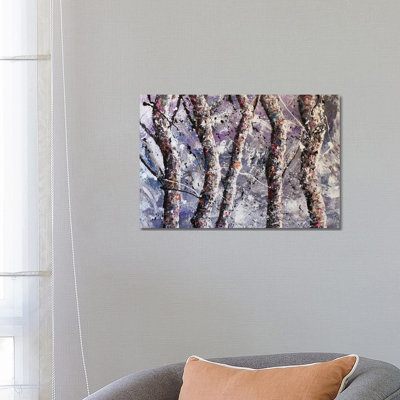 Cool Trees 1 Piece Wrapped Canvas Painting