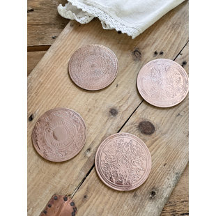 Ensemble de 4 sous-verres Coppermill Kitchen Vintage Inspired (Ensemble de 4)
