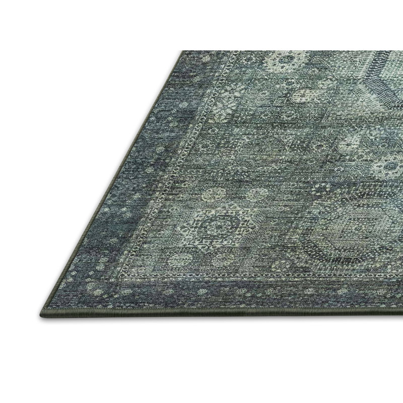 Abstract Indoor Rug, Rectangle 7' x 9'