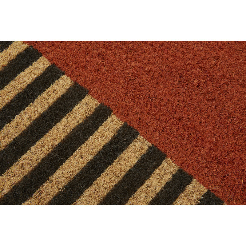 Anyja Non-Slip Geometric Indoor / Outdoor Doormat