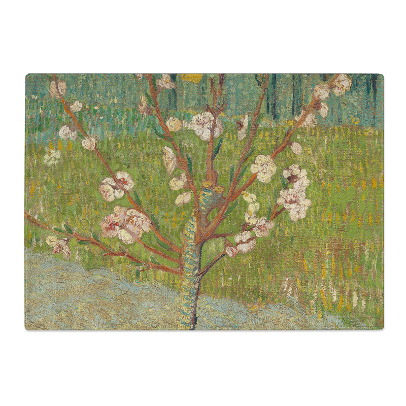 Peach Tree in Blossom by Vincent Van Gogh Chopping Board, 0.4cm H x 28.5cm W x 39cm L