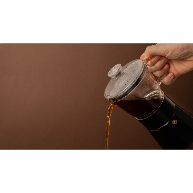 La Cafetière Glass Espresso Maker, Black