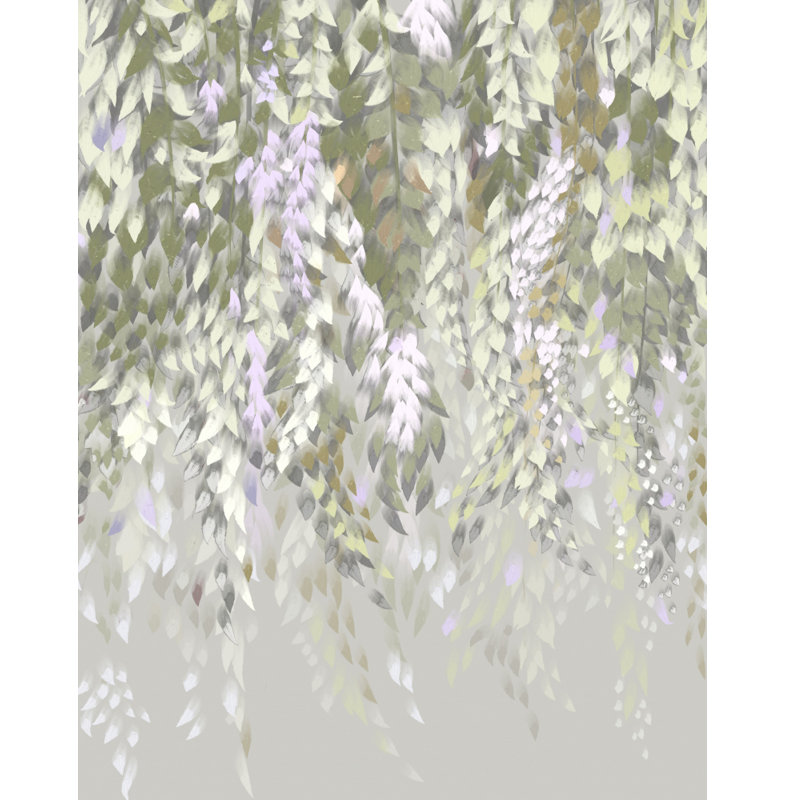 Pastel Wisteria Blossoms Print by Other Artist, Tan, 16 × 24, Framed Print