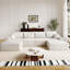 Canapé modulaire de 135 pouces avec repose-pieds Cloud, canapé rembourré minimaliste moderne, canapé en U confortable pour le salon, aucun assemblage requis
