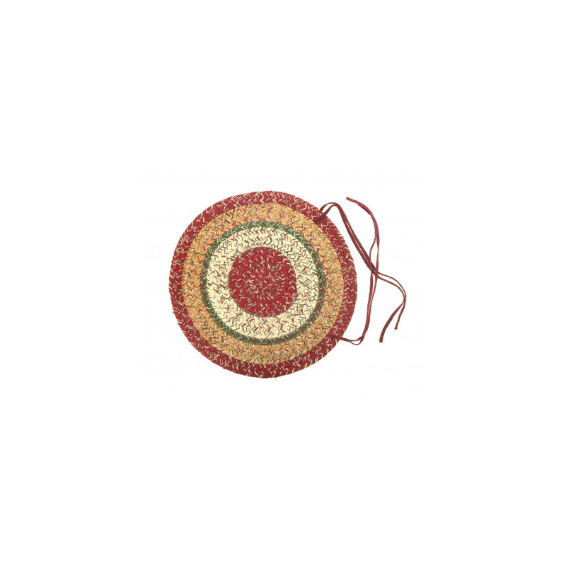 Coussin de chaise de salle à manger en intérieur tressé