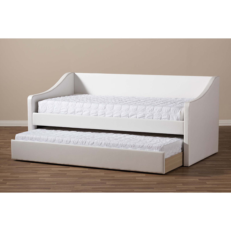 Esse Upholstered Daybed, White
