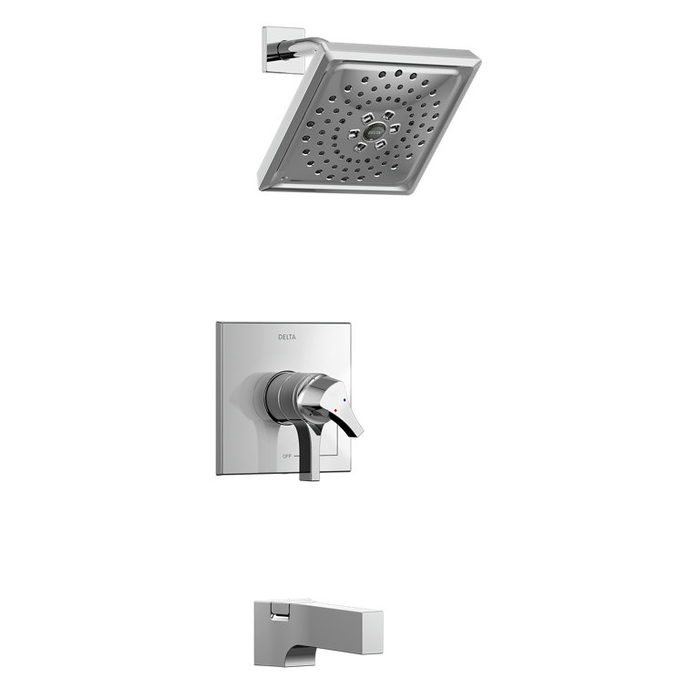 Zura Pressure Balance 17 Series Tub and Shower Trim with Double Handle and Monitor
