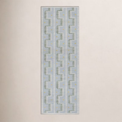 Freya Hand-Woven Geometric Wool Rug