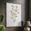 Floral Belle II, reproduction encadrée - bois massif 49064-402326345