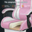 Brayden Studio Fabric Gaming Chair with Headrest-1169783388