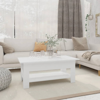 Coffee Table 102x55x42 cm Engineered Wood