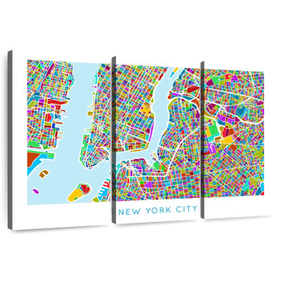 Aliaz Colored NYC Map