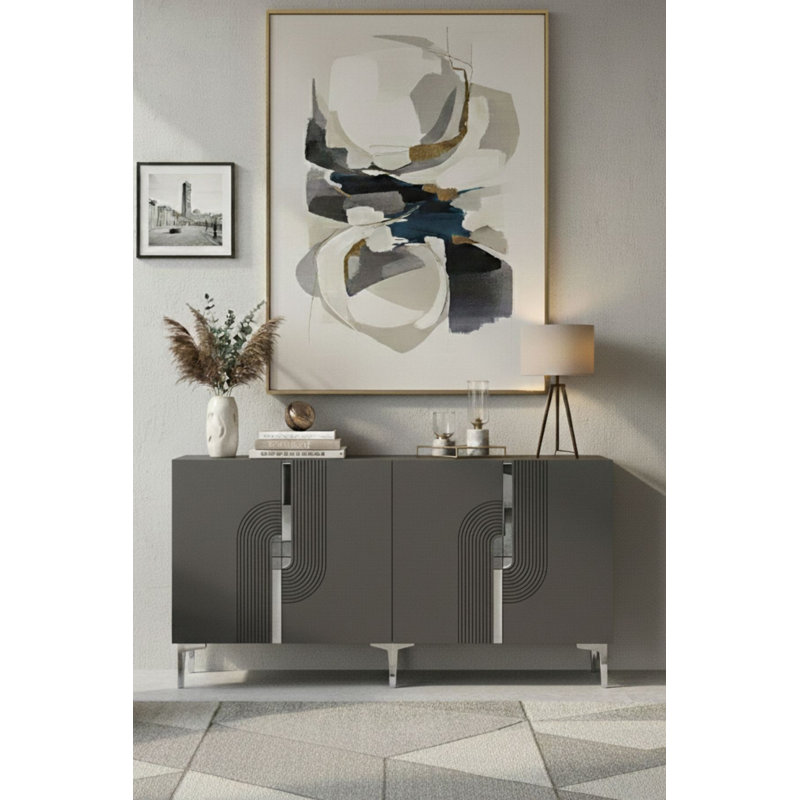 Console, Black/Silver