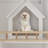 Multifunctional Cat Litter Box Enclosure With Cat Bed And Scratching Post And Light