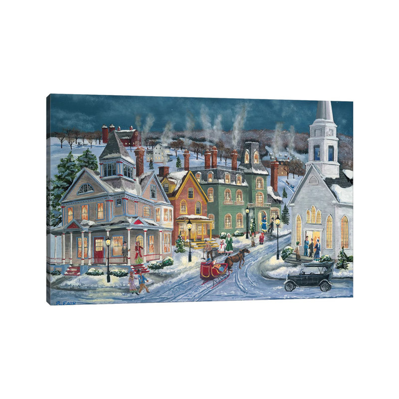 Winter's Eve by Bob Fair - Wrapped Canvas Gallery-Wrapped Canvas Giclée, 20.32 cm H x 30.48 cm W