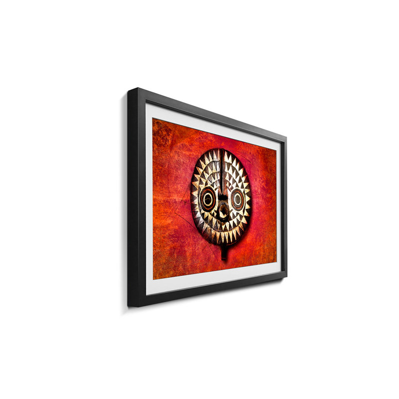 Sun Face - Single Picture Frame Print, 40cm H x 60cm W