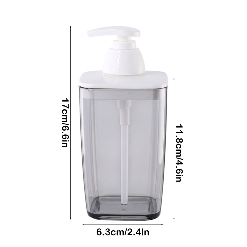 Bouteille d'eau, nettoyant pour le visage, presse à mousse, bouteille manuelle, mousse, bouteille de mousse, Gris