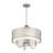 Mance 5 - Light Steel Dimmable Drum Chandelier-1840527361