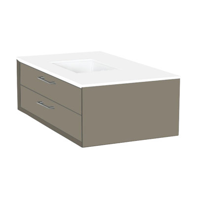 Gemelli 36'' W Vanity Top
