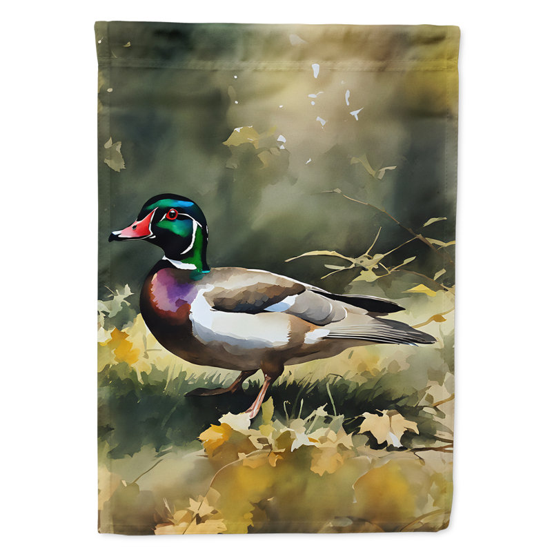 Drapeau de jardin Wood Duck_DAC3282
