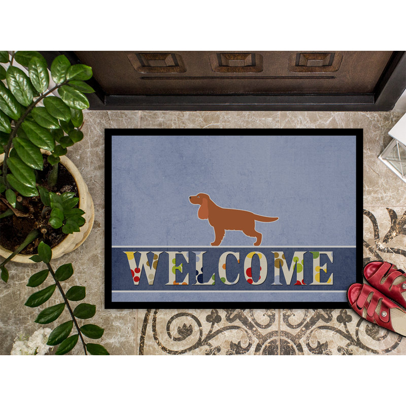 Non-Slip Outdoor Doormat, 27" H x 18" W