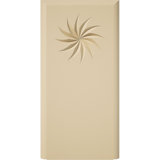 Foster Spiral Plinth Block With Rounded Edge