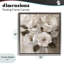 Cadre flottant ivoire fleur boisseau, design par Nan-1121880016-1121879981