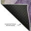 Tapis mauve Premium lavable à la machine Cerrito AMF504-103831601
